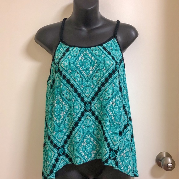 Turquoise Racerback Top - Picture 3 of 5